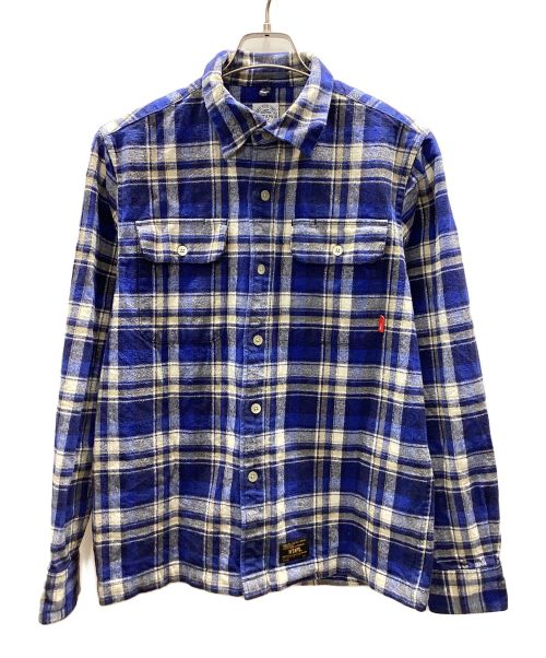 WTAPS（ダブルタップス）WTAPS (ダブルタップス) チェックジャケット ブルー サイズ:Mの古着・服飾アイテム