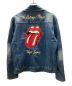 JACKROSE VINTAGE (ジャックローズヴィンテージ) The Rolling Stones (ザ ローリングストーンズ) ハイパーストレッチデニムWライダース ブルー サイズ:XXL：6000円