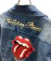 中古・古着 JACKROSE VINTAGE (ジャックローズヴィンテージ) The Rolling Stones (ザ ローリングストーンズ) ハイパーストレッチデニムWライダース ブルー サイズ:XXL：6000円