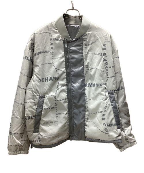 ARMANI EXCHANGE（アルマーニ エクスチェンジ）ARMANI EXCHANGE (アルマーニ エクスチェンジ) ボンバージャケット グレー サイズ:XLの古着・服飾アイテム