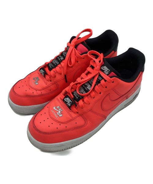 NIKE（ナイキ）NIKE (ナイキ) AIR FORCE 1 07 LV8 レッド サイズ:27.5の古着・服飾アイテム