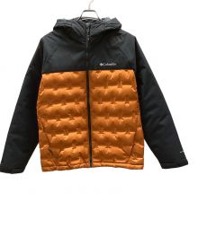 Columbia（コロンビア）の古着「GRAND TREK II DOWN HOODED JACKET」｜オレンジ×ブラック