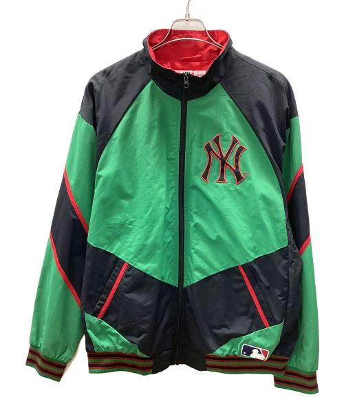 SUPREME（シュプリーム）SUPREME (シュプリーム) 21AW New York Yankees Track Jacket グリーン×ブラック サイズ:XLの古着・服飾アイテム