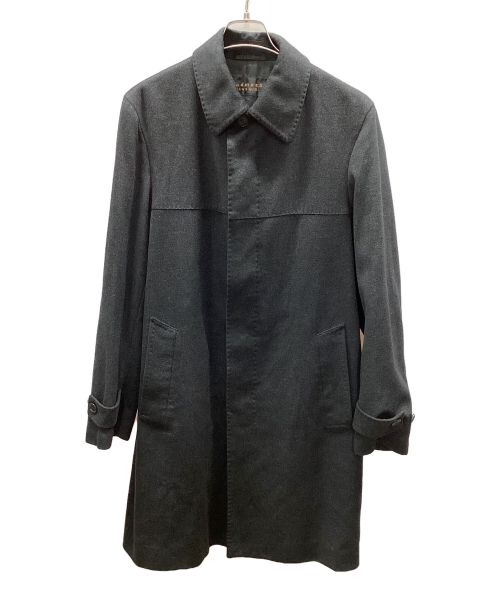 MEN'S BIGI（メンズビギ）MEN'S BIGI (メンズビギ) カシミヤ混コート ブラック サイズ:Lの古着・服飾アイテム