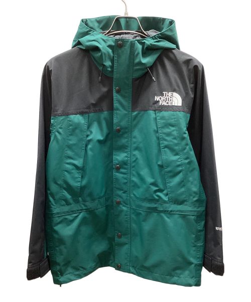 THE NORTH FACE（ザ ノース フェイス）THE NORTH FACE (ザ ノース フェイス) マウンテンライトジャケット グリーン×ブラック サイズ:Sの古着・服飾アイテム