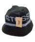 stussy (ステューシー)  JACQUARD KNIT BUCKET HAT ブラック サイズ:L/XL 未使用品：8000円