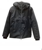 AVIREXアヴィレックス）の古着「STRETCH HOOD DOWN JACKET」｜ブラック