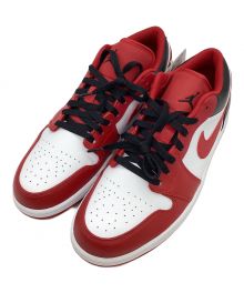 NIKE（ナイキ）の古着「Air Jordan 1 Low "White/Gym Red/Black"エアジョーダン1 ロー "ホワイト/ジムレッド/ブラック"」｜レッド×ブラック