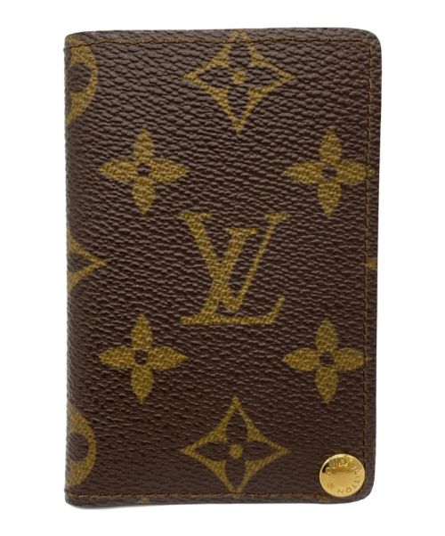 LOUIS VUITTON（ルイ ヴィトン）LOUIS VUITTON (ルイ ヴィトン) カードケース ポルト カルト・クレディ・プレッシオン ブラウンの古着・服飾アイテム