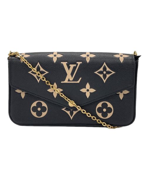 LOUIS VUITTON（ルイ ヴィトン）LOUIS VUITTON (ルイ ヴィトン) ポシェット・フェリシー ブラックの古着・服飾アイテム