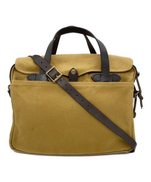 FILSON（フィルソン）FILSON (フィルソン) RUGGED TWILL ORIGINAL BRIEFCASE（ラギッドツィル オリジナル ブリーフケース） ベージュの古着・服飾アイテム