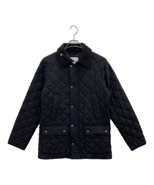 Barbour（バブアー）Barbour (バブアー) SHIPS別注 モダンフィット ビデイル ウール キルティングジャケット ブラック サイズ:38の古着・服飾アイテム