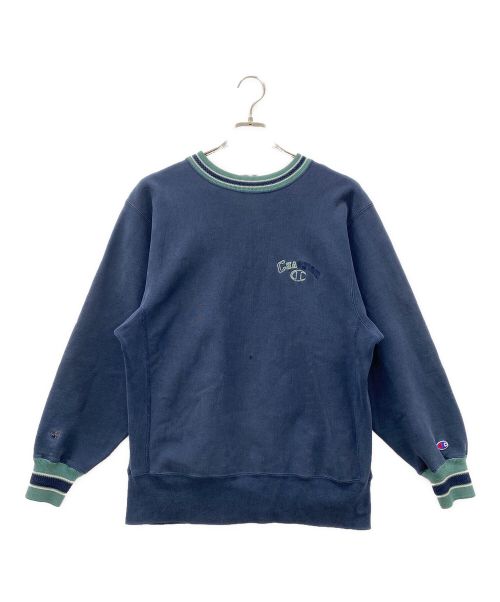 Champion REVERSE WEAVE（チャンピオン リバース ウィーブ）Champion REVERSE WEAVE (チャンピオン リバース ウィーブ) スウェット ネイビー サイズ:Ｌの古着・服飾アイテム