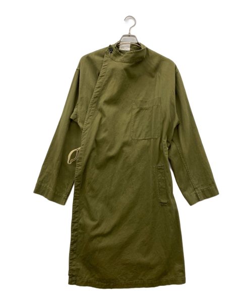 H.E. TEXTILES（H.E. TEXTILES）H.E. TEXTILES (H.E. TEXTILES) NURSING GOWN（ナーシングガウン） オリーブ サイズ:Mの古着・服飾アイテム