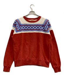 whitesville（ホワイツビル）の古着「SNOW PATTERN SWEAT SHIRT」｜レッド