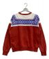 WHITESVILLE (ホワイツビル) SNOW PATTERN SWEAT SHIRT レッド サイズ:M：11000円