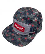 SUPREME×COMME des GARCONSシュプリーム×コムデギャルソン）の古着「Box Logo Camp Cap（ボックスロゴ　キャンプキャップ）」｜グレー