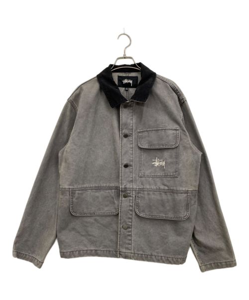 stussy（ステューシー）stussy (ステューシー) カバーオール グレー サイズ:Mの古着・服飾アイテム