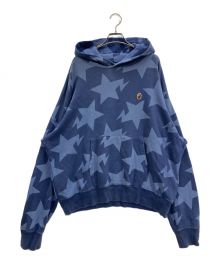 A BATHING APE（アベイシングエイプ）の古着「ルーズフィットプルオーバーパーカー」｜ネイビー