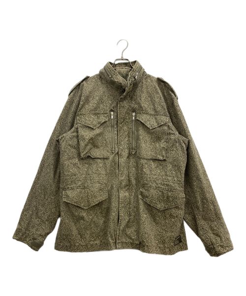 stussy（ステューシー）stussy (ステューシー) ミリタリージャケット ベージュ サイズ:XLの古着・服飾アイテム