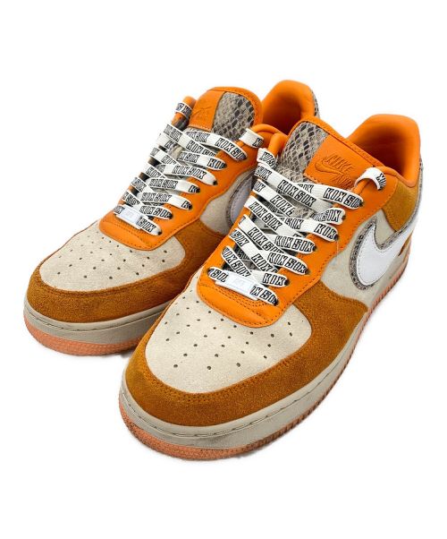 NIKE（ナイキ）NIKE (ナイキ) AIR FORCE 1 LOW BY YOU（エア フォース ワン ロー バイ ユー） オレンジ サイズ:27の古着・服飾アイテム