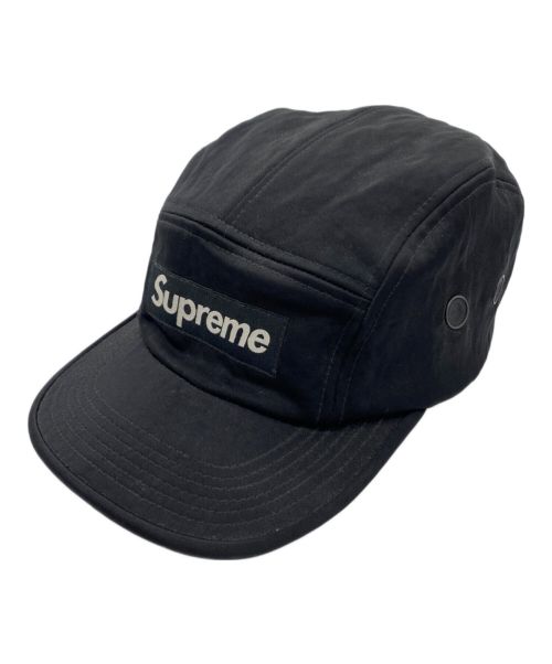 SUPREME（シュプリーム）SUPREME (シュプリーム) CAMO CAMP CAP（カモキャンプキャップ） ブラックの古着・服飾アイテム