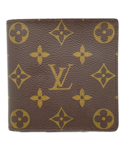 LOUIS VUITTON（ルイ ヴィトン）LOUIS VUITTON (ルイ ヴィトン) 2つ折り財布 ポルト ビエ・カルト クレディ モネ ブラウンの古着・服飾アイテム