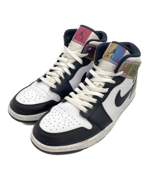 NIKE（ナイキ）NIKE (ナイキ) AIR JORDAN 1 MID SE（エア ジョーダン 1 ミッド シーズナルエディション） ホワイト×ブラック サイズ:27.5の古着・服飾アイテム