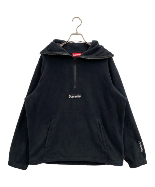 SUPREME（シュプリーム）SUPREME (シュプリーム) PolartecR Facemask Half Zip Pullover（ハーフジッププルオーバー） ブラック サイズ:Mの古着・服飾アイテム