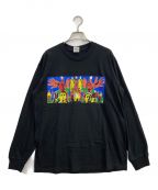 SUPREME×Gilbert & Georgeシュプリーム×ギルバート&ジョージ）の古着「DEATH AFTER LIFE L/S Tee（ デス アフター ライフロングスリーブTシャツ）」｜ブラック