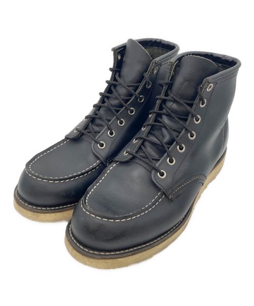 RED WING（レッドウィング）RED WING (レッドウィング) アイリッシュセッター モックトゥ ブーツ（IRISH SETTER MOC TOE BOOTS） ブラック サイズ:UK8の古着・服飾アイテム