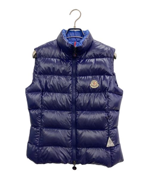 MONCLER（モンクレール）MONCLER (モンクレール) ダウンベスト ブルーの古着・服飾アイテム