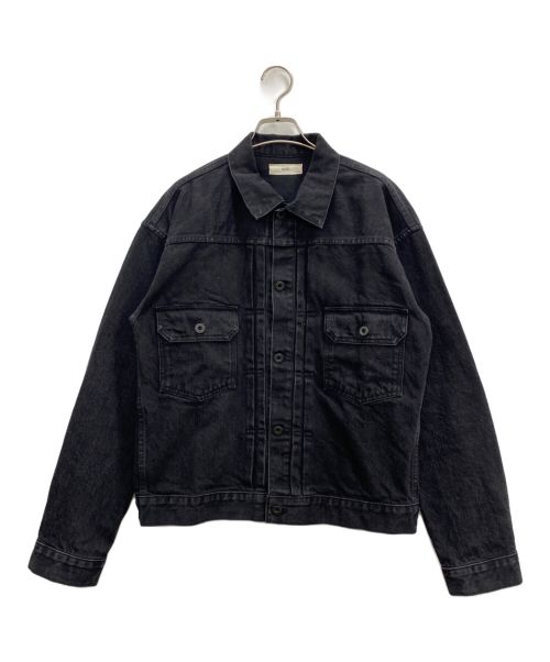 UNFIL（アンフィル）UNFIL (アンフィル) 14oz organic cotton denim jacket（14オンスオーガニックコットンデニムジャケット） ブラック サイズ:3の古着・服飾アイテム