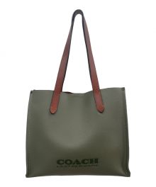 COACH（コーチ）の古着「ショルダーバッグ」｜グリーン×ブラウン