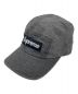 SUPREME（シュプリーム）の古着「Washed Seersucker Camp Cap（ウォッシュド シアサッカー キャンプ キャップ）」｜グレー