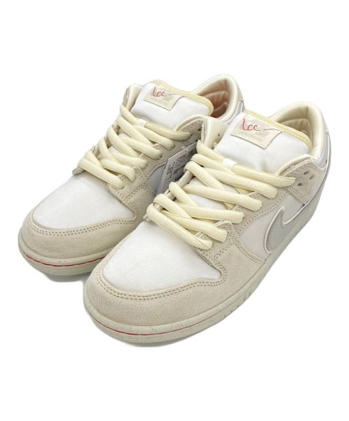 NIKE（ナイキ）NIKE (ナイキ) SB DUNK LOW PRM（スケートボーディング ダンク ロー プレミアム） ホワイト サイズ:27 未使用品の古着・服飾アイテム