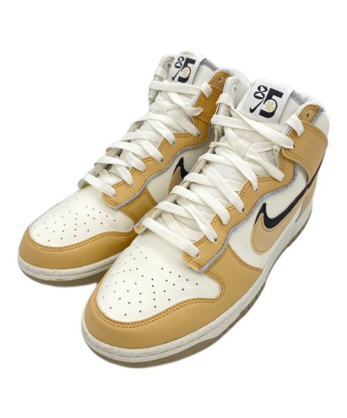 NIKE（ナイキ）NIKE (ナイキ) Dunk High Retro SE 85（ダンク ハイ レトロ SE 85） ホワイト×ベージュ サイズ:28の古着・服飾アイテム