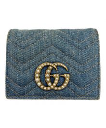 GUCCI（グッチ）の古着「2つ折り財布」｜インディゴ