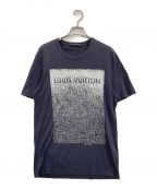 LOUIS VUITTONルイ ヴィトン）の古着「プリントTシャツ」｜ネイビー