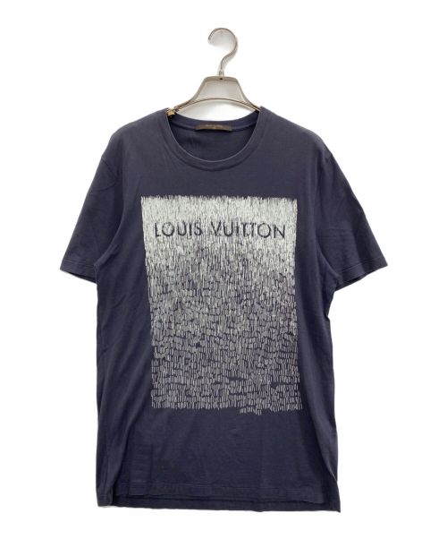 LOUIS VUITTON（ルイ ヴィトン）LOUIS VUITTON (ルイ ヴィトン) プリントTシャツ ネイビー サイズ:Mの古着・服飾アイテム