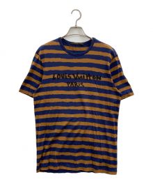 LOUIS VUITTON（ルイ ヴィトン）の古着「ボーダーTシャツ」｜ブラウン×ネイビー