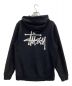 stussy（ステューシー）の古着「STOCK BASIC HOODIE　パーカー」｜ブラック