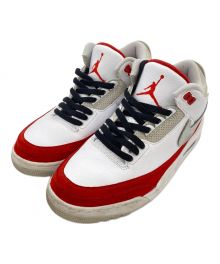 NIKE（ナイキ）の古着「Air Jordan 3 Retro "Tinker White（エアジョーダン3 レトロ "ティンカー ホワイト）」｜ホワイト×レッド