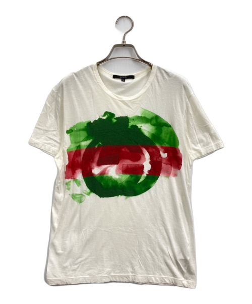 GUCCI（グッチ）GUCCI (グッチ) プリントTシャツ ホワイト サイズ:XSの古着・服飾アイテム