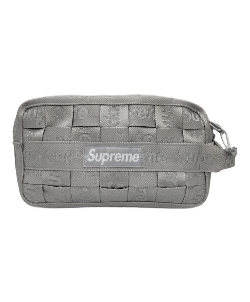 SUPREME（シュプリーム）SUPREME (シュプリーム) Woven Utility Bag（ウーブンユーティリティバッグ） シルバーの古着・服飾アイテム