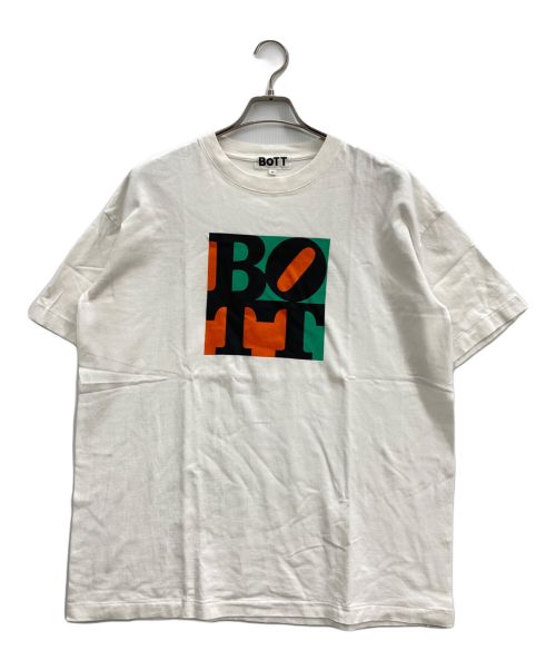 BoTT（ボット）BoTT (ボット) WISM (ウィズム) WISM別注ロゴTシャツ ホワイト サイズ:XLの古着・服飾アイテム