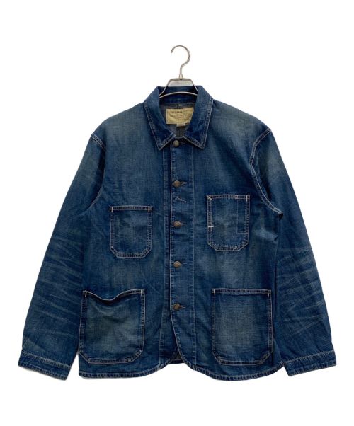 RRL（ダブルアールエル）RRL (ダブルアールエル) コットンリネンデニムエンジニアジャケット インディゴ サイズ:Lの古着・服飾アイテム