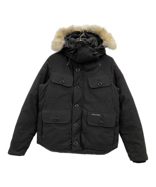 CANADA GOOSE（カナダグース）CANADA GOOSE (カナダグース) ダウンジャケット　RUSSELL PARKA(ラッセルパーカ) ブラック サイズ:Mの古着・服飾アイテム