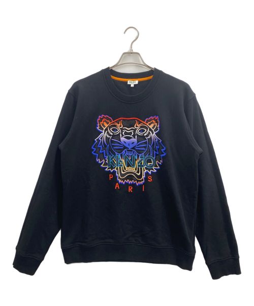 KENZO（ケンゾー）KENZO (ケンゾー) タイガー刺繍スウェット ブラック サイズ:Lの古着・服飾アイテム