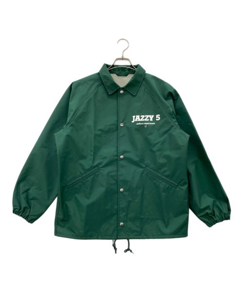 uniform experiment（ユニフォームエクスペリメント）uniform experiment (ユニフォームエクスペリメント) JAZZY 5 COACH JACKET グリーン サイズ:1の古着・服飾アイテム